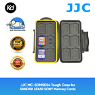 JJC Tough Case for SANDISK LEXAR SONY Memory Cards (12xSD / 12x microSD) MC-SDMSD24